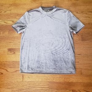 Women's Mock Neck Velvet Zara T-shirt